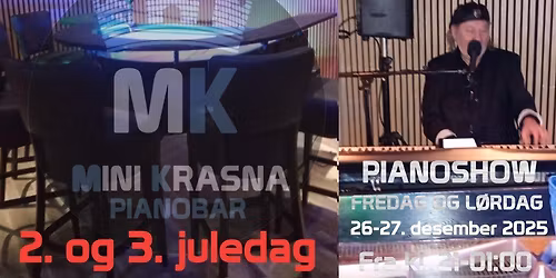 Live pianoshow med Bent St\u00f8l\u00e5s | Mini Krasna Pianobar