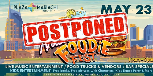 Nashville Foodie Fest (Postponed to June 13th)