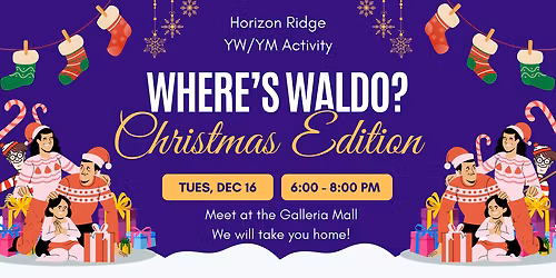 HR - YW\/YM Joint Activity - Where\u2019s Waldo?