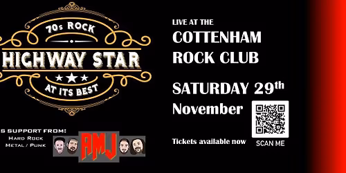 Highway Star + AMJ - LIVE @ Cottenham Rock Club