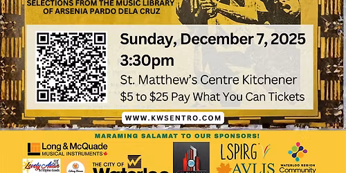 Ako Ay Pilipino: An Original Filipino Canadian Sarswela by KW Sentro