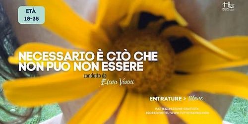 Necessario \u00e8 cio che non pu\u00f2 non essere