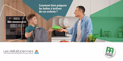 Atelier interactif | Comment bien pr\u00e9parer les boites \u00e0 tartines de vos enfants ? 