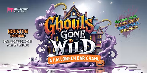 Halloween Bar Crawl 10\/25 - Houston (Midtown)