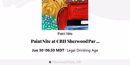 Paint Nite in the Park "Prairie Pride"