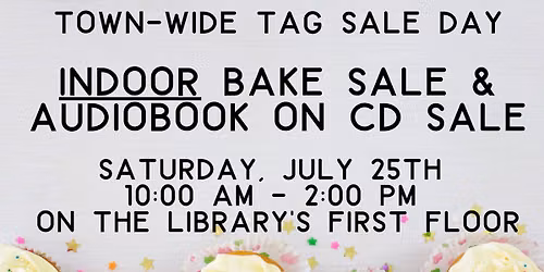 Bake Sale & Audiobooks on CD Sale