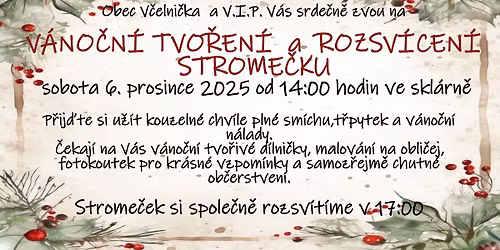 V\u00e1no\u010dn\u00ed tvo\u0159en\u00ed a rozsv\u00edcen\u00ed strome\u010dku