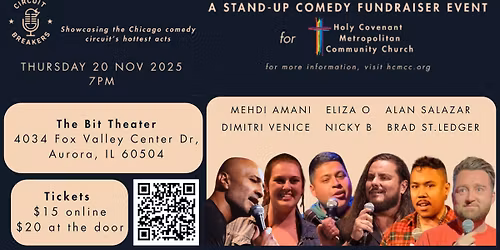 Stand-Up Comedy Show Fundraiser for Holy Covenant MCC