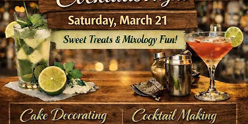 Cakes and Cocktails class