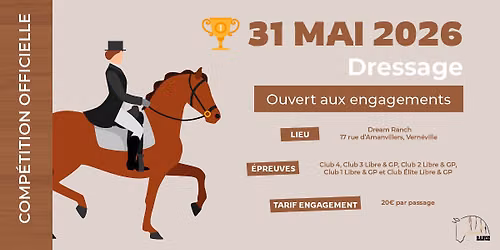 Le Dream Ranch organise son Concours de Dressage