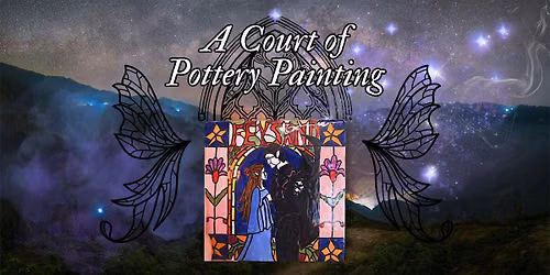 A Court of Thorns & Roses Themed Pottery Painting