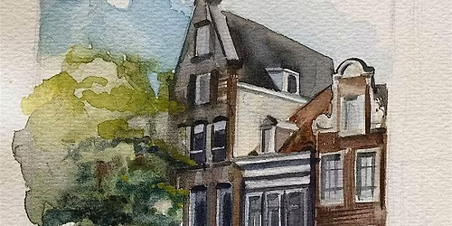 Amsterdam Houses Watercolor Workshop