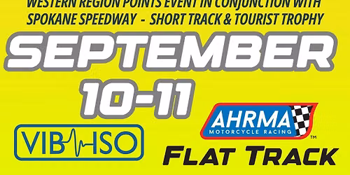 AHRMA Flat Track @ Spokane Speedway