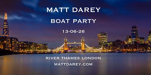 Matt Darey Boat Party