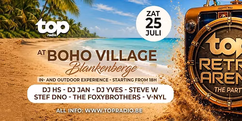 TOPretroarena The Party \u2013 BOHO BEACH Blankenberge