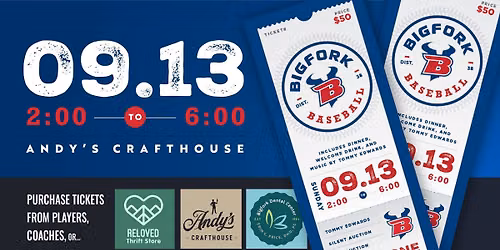 \u26be Bigfork High School Baseball Annual Fundraiser \u26be