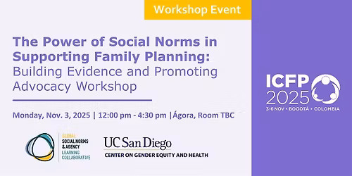The Power of Social Norms in Supporting Family Planning (ICFP 2025 Event)