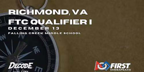 Richmond FTC Qualifier I