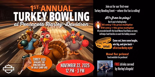 Gobble & Roll Turkey Bowling Bash!