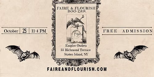 Faire & Flourish BOO-ZAR: Halloween Market