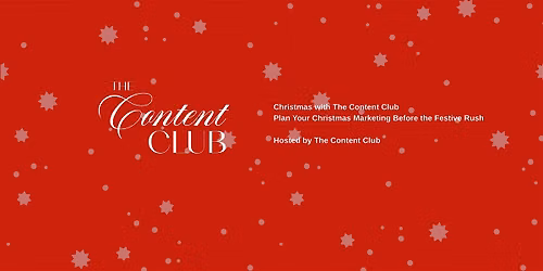 Christmas with The Content Club | Plan Your Christmas Socials