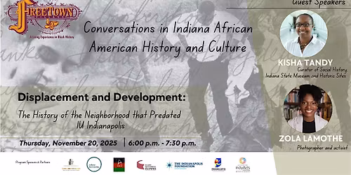 Conversations In Indiana African American History & Culture 11\/20\/2025