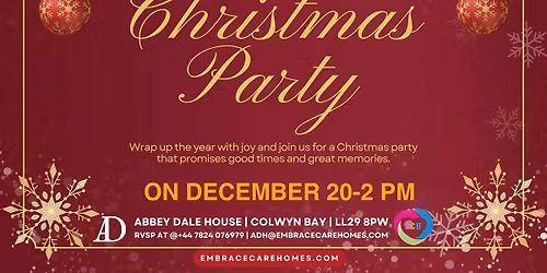 Abbey Dale House Christmas Party – Residents, Families & Staff Only
