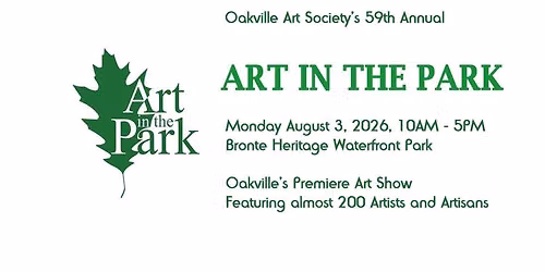 Art in the Park Oakville 2026