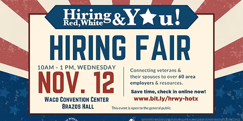 Hiring Red, White & You Hiring Fair
