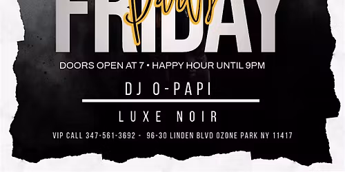 Black Friday Luxe Night Party