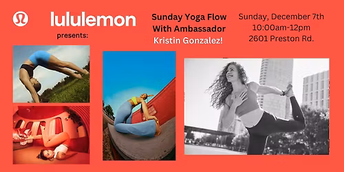 December Yoga + Holiday Shop with lululemon