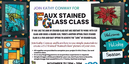 Faux Stained Glass Class