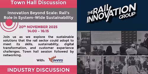 Innovation Beyond Scale: Rail\u2019s Role in System-Wide Sustainability