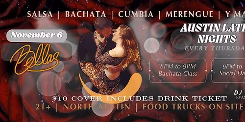 Austin Latin Nights \u2728\ufe0fWeekly Social\u2728\ufe0f @ Bella's Bar