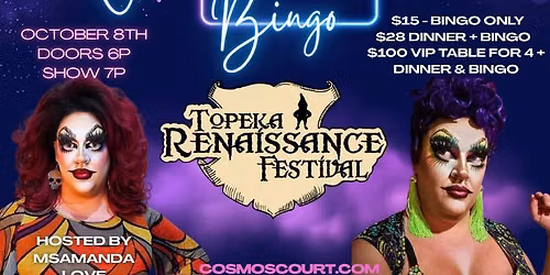 Charity Drag Bingo for The Topeka Renaissance Festival