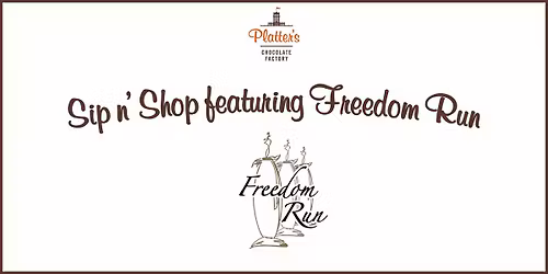 Sip n' Shop featuring Freedom Run Winery 