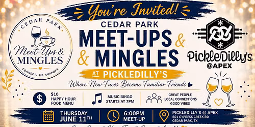 CP Meet-up: PickleDilly's @ APEX