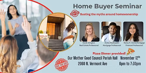 Home Buyer Seminar | Pizza Dinner Provided