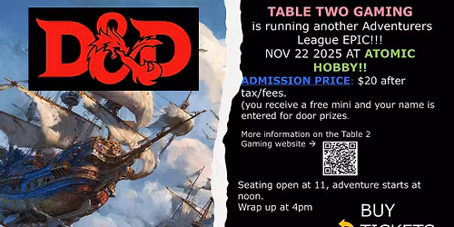 D&D EPIC @ Atomic Hoby Shop