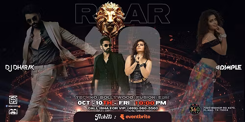 ROAR WITH #1BOLLYWOOD NIGHT DJ DHARAK AND DJ DIMPLE AT SAMBUCA360