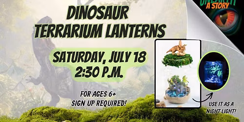 Dinosaur Terrarium Lanterns