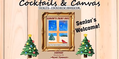 Senior's Social Fun Painting Event at StoryPoint