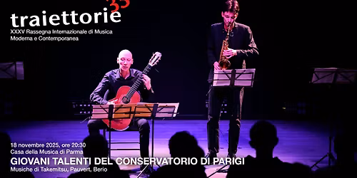 Concerto Giovani talenti del Conservatorio di Parigi - Traiettorie 2025