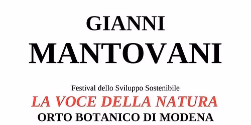 Gianni Mantovani La voce della natura