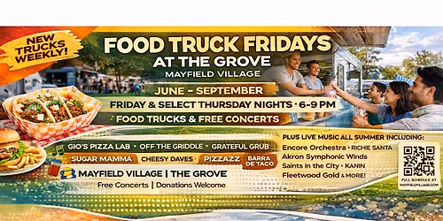 August 28 \u2013 Food Truck Friday at The Grove