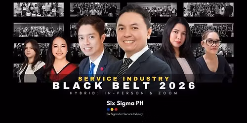 Service Industry Six Sigma Black Belt Certification Program (Wave 13) by The Six Sigma Guy