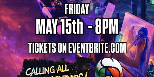 ART IN THE DARK\/GLOW IN THE DARK PAINTING, MUSIC & ART!!!
