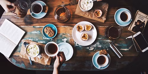 Coffee + Connecting\u2615\ud83e\udd50\ud83e\uddc1