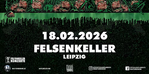 Napalm Death \u2022 Campaign for Musical Destruction 2026 \u2022 Leipzig