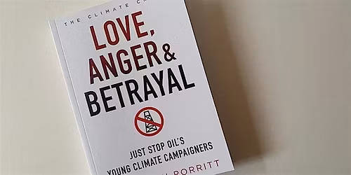 Jonathon Porritt: 'Love Anger & Betrayal'. Speaker Tour, Liverpool